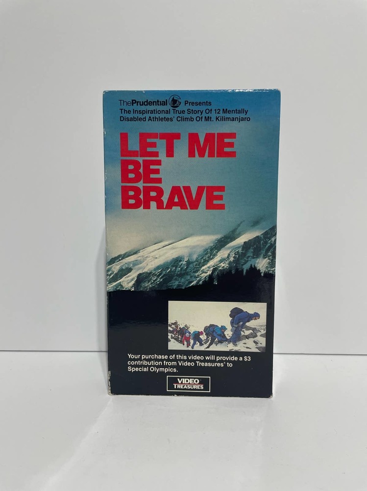 Let Me Be Brave VHS Special Olympics Video